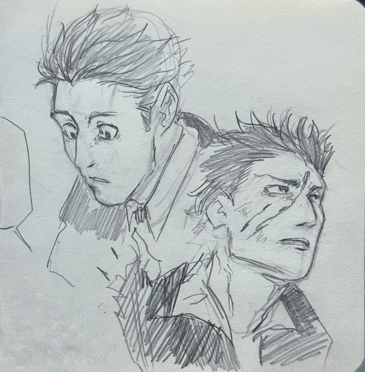 Was sketching #Higuruma a couple days earlier....