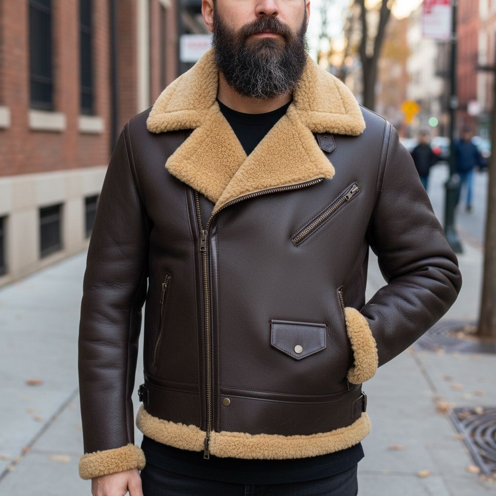 DudesBoutique's tweet image. Chocolate Brown Biker Shearling #shearling #coat #biker #mens #fashion

buff.ly/81AignP