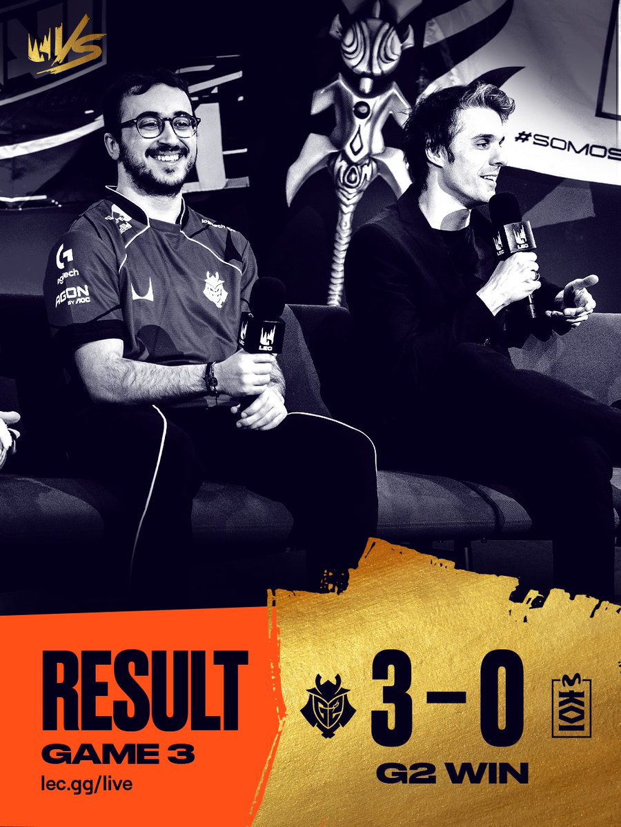 Playoffs form ✅

<a href="/G2League/">G2 League of Legends</a> take down MKOI!