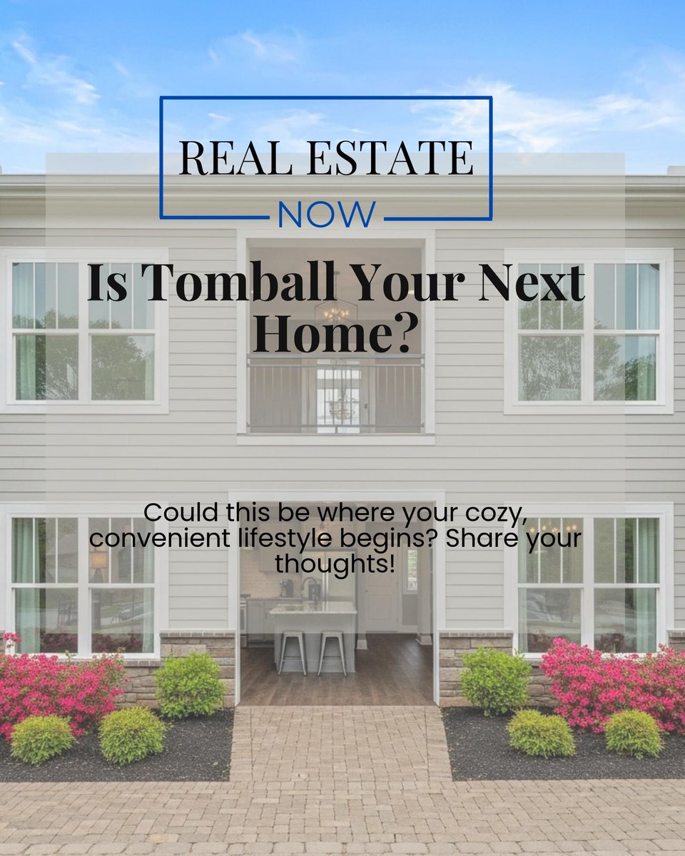 Say goodbye to stairs! 🏠 Tomball offers over 550+ low-maintenance, single-story homes, ideal for families or those downsizing. Modern finishes, top schools, and stress-free living await you #TomballLiving