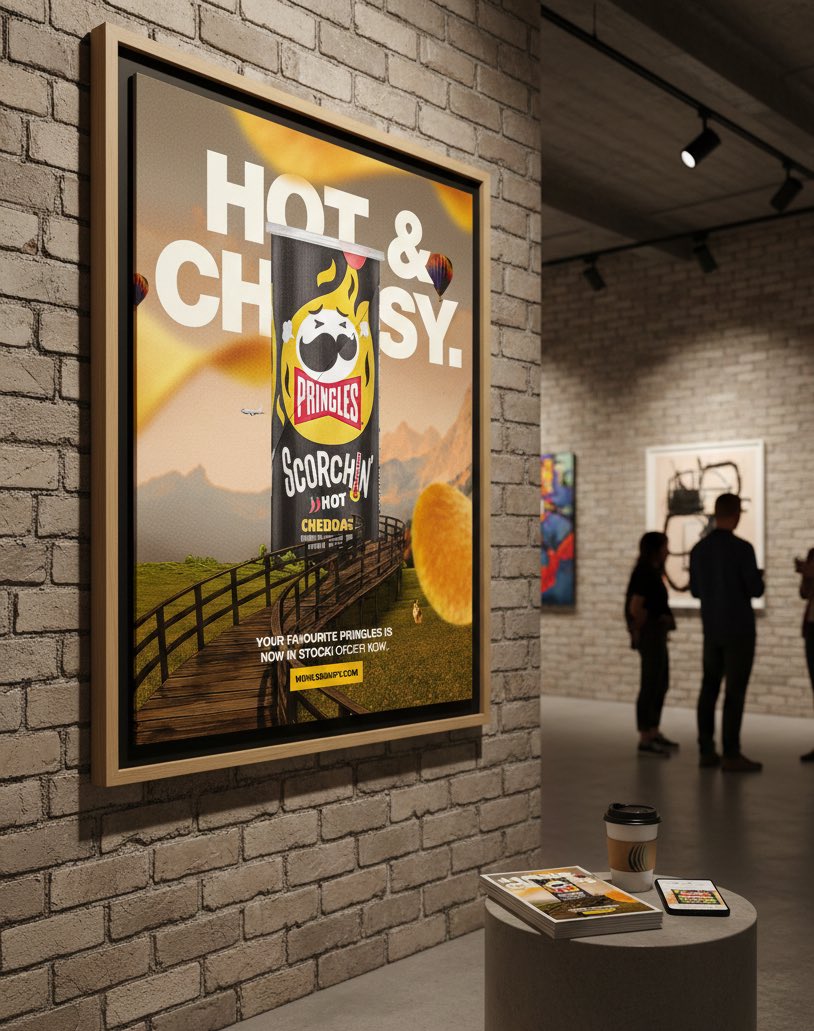 Lorita_theswav's tweet image. Day 95 of 100.

HOT &amp;amp; CHEESY.

Some like it hot. We like it scorchin’ 
And it’s cheesy so… can’t resist!😂

#swavthedesigner #100daysdesignchallenge #creativedesigner #creativegrowth