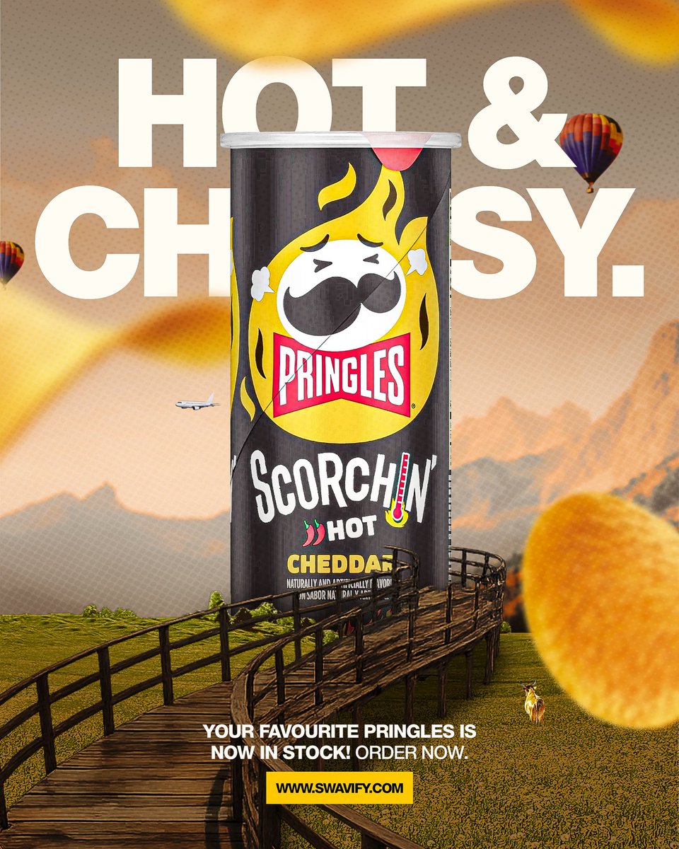 Lorita_theswav's tweet image. Day 95 of 100.

HOT &amp;amp; CHEESY.

Some like it hot. We like it scorchin’ 
And it’s cheesy so… can’t resist!😂

#swavthedesigner #100daysdesignchallenge #creativedesigner #creativegrowth