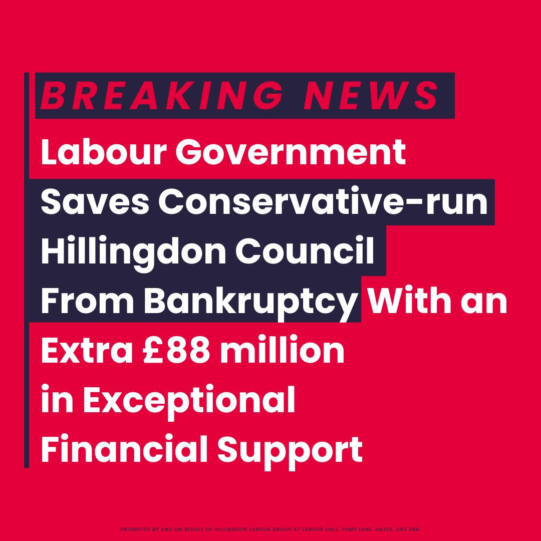 Hillingdon Labour tweet media