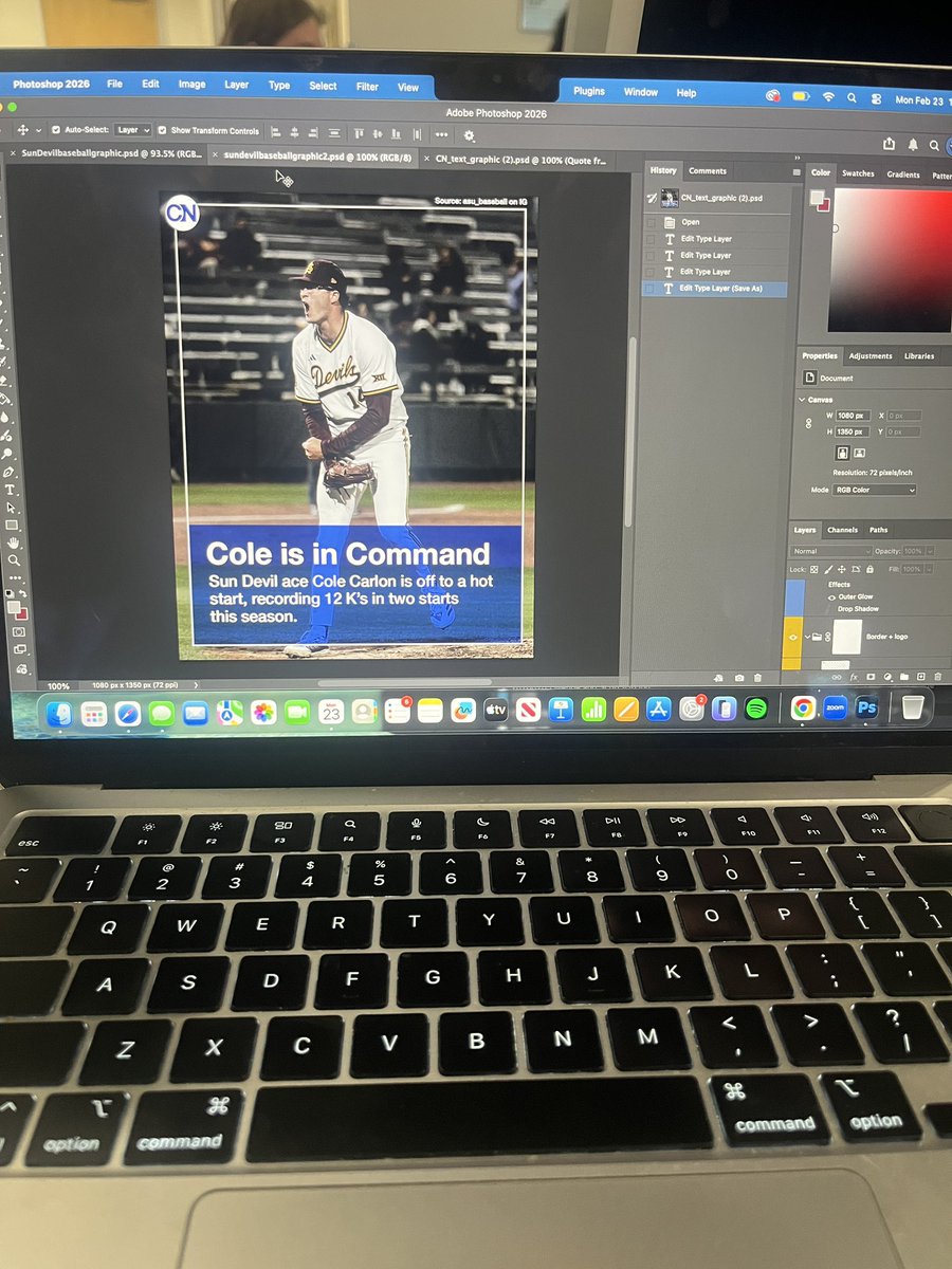 linkin_toby's tweet photo. Experimenting with some graphics about Sun Devil baseball’s 7-0 start to the season

@sportscronkite https://t.co/y4kK5CqJBM
