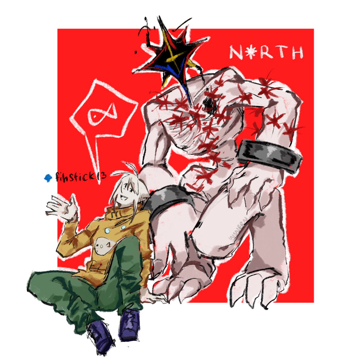 insnern's tweet photo. It’s them! fihstick13 and NORTH #Polarg
“Minecraft ARG but the Protagonist is new and stupid.” https://t.co/ibC7dHD44G