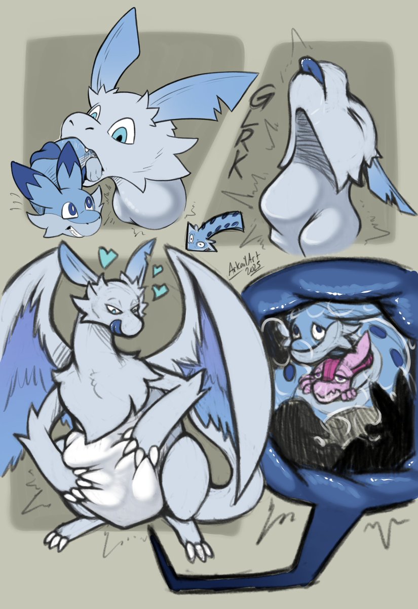 That's one way to get EXP quickly~

Sketch from one of the Gulper Streams held on my Pawtreon Discord!