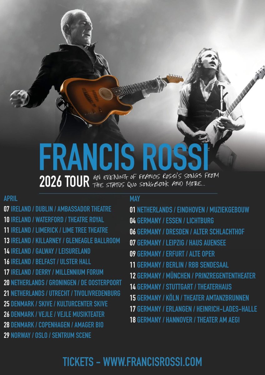 Francis Rossi Official tweet media