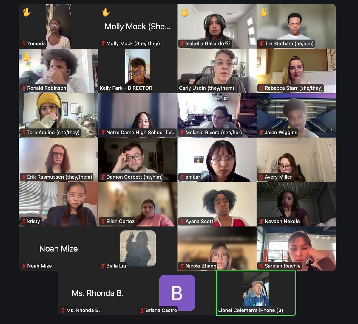 We would like to give a BIG THANK YOU to our: TV Directors Speakers(Carly Usdin, Kelly Park and Lionel Coleman), our Film Participants, and our Volunteers for making our February Film workshop the best!!!! We hope to see everyone in April for our workshop with Cinematographers!!