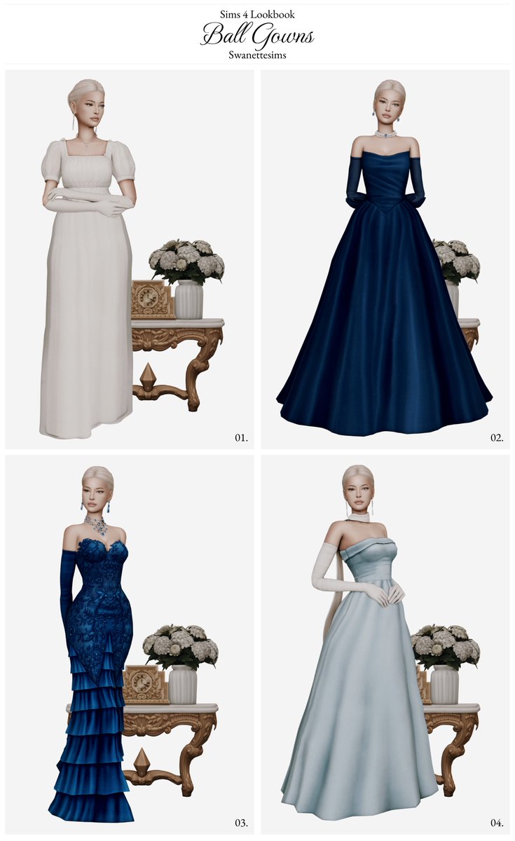 𐚁 Ball Gowns - All links on my tumblr. 

#TheSims4