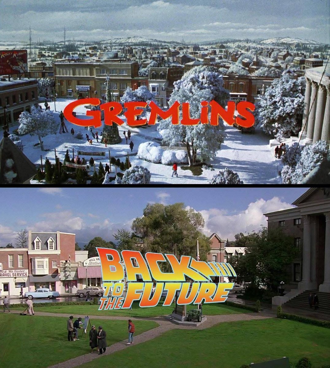 Did you know Back To The Future and Gremlins shared the same set?
