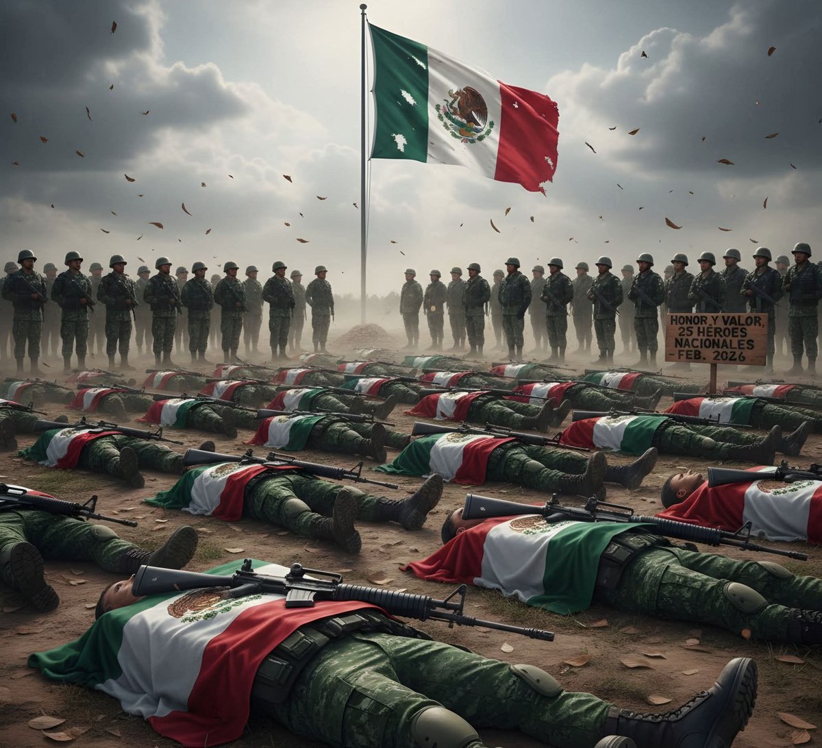 🕊️🕊️🕊️🕊️🇲🇽🇲🇽🇲🇽🇲🇽 Gracias infinitas duele su partida ,hijos de la Nación Q.e.p.d .