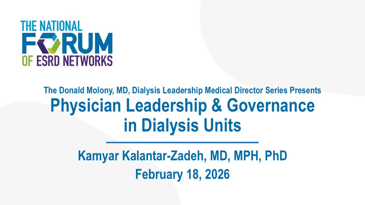 National Forum of ESRD Networks tweet media