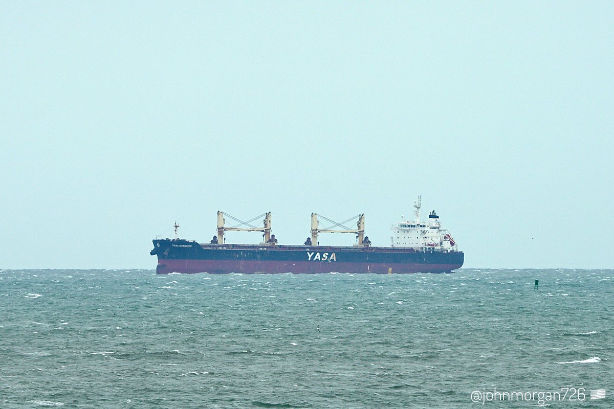 johnmorgan726's tweet image. The YASA SPARROW, IMO:9513919 en route to Newport News, Virginia, flying the flag of the Marshall Islands 🇲🇭. #ShipsInPics #BulkCarrier #YASA #YasaSparrow