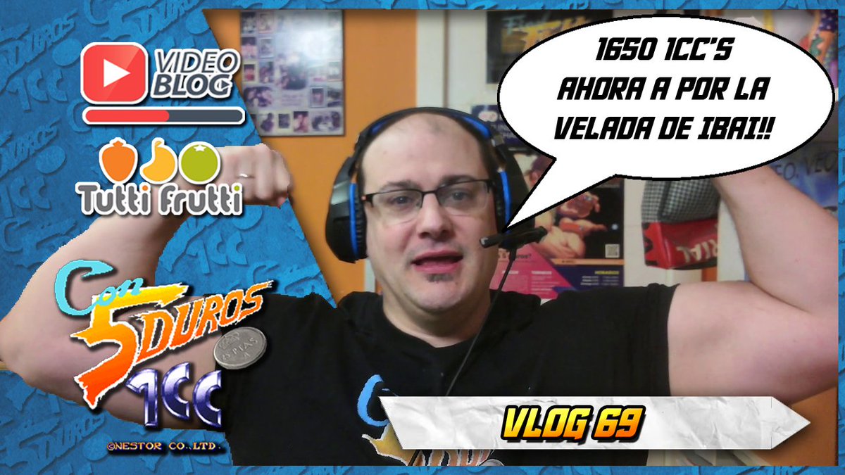 Mañana a las 18:00 hora española penisular, Vlog Tutti-Frutti Mix sexagésimo noveno (69) de "CON 5 DUROS-1cc".   

En el índice:-

-Final Fight LNS Ultimate 5.0 seguimos trabajando.

-10 nuevos 1cc's para un total de 1650 1cc's. 

youtu.be/HbESY-Jyrss