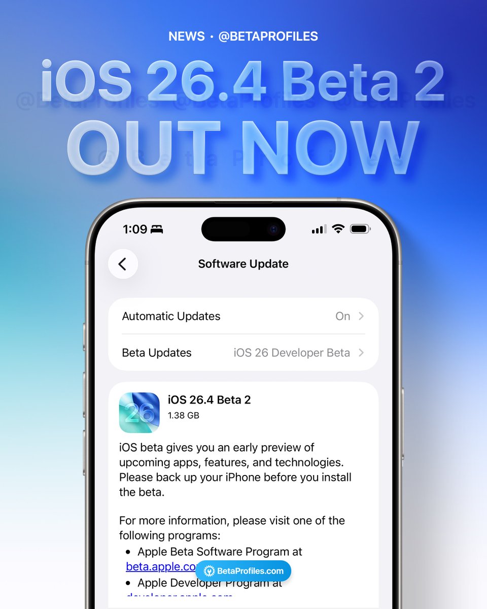 Beta Profiles tweet media