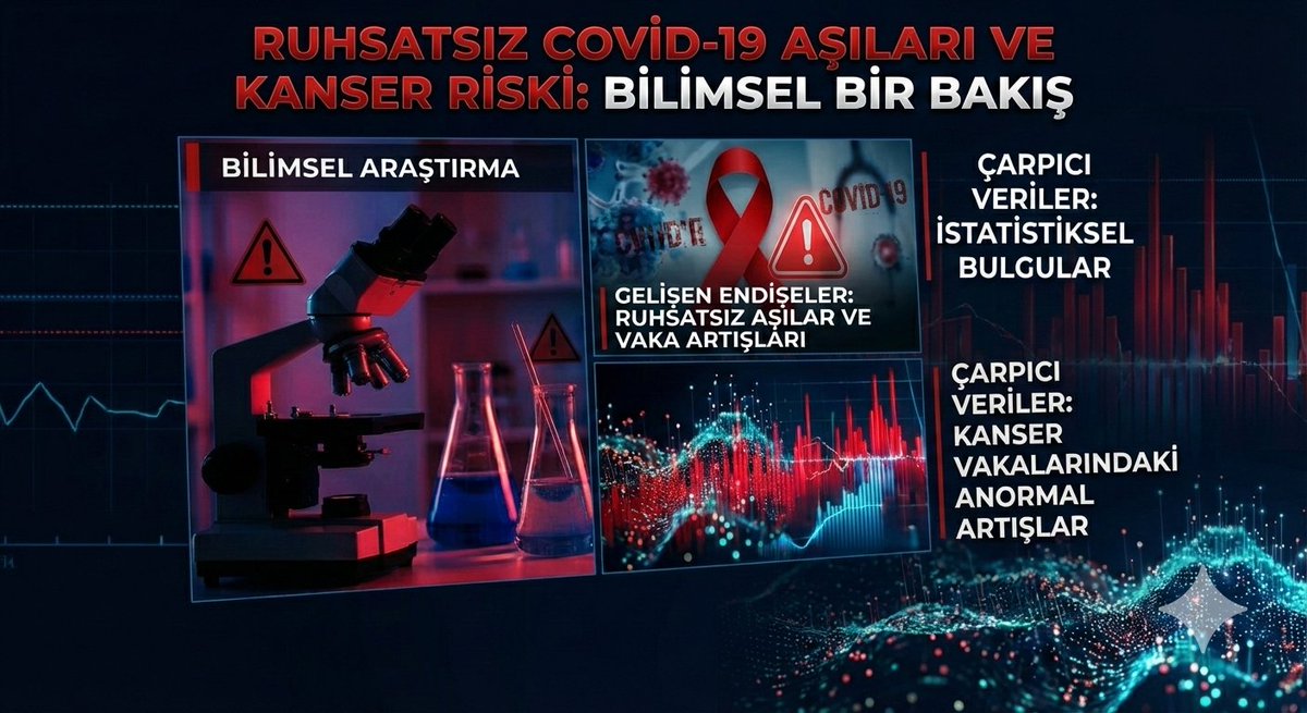 HATIRLAYIN 
Ruhsatsız ve onaysız covid-19 aşıları sonrası gelişen kanser vakaları.
Bilimsel kaynak linkleri ⬇️
Bunların hesabını kim verecek 
<a href="/elifesendeva/">Elif Esen</a>

1-
pmc.ncbi.nlm.nih.gov/articles/PMC10…
2-
mdpi.com/2076-393X/13/7…
3-
pmc.ncbi.nlm.nih.gov/articles/PMC93…
4-
pmc.ncbi.nlm.nih.gov/articles/PMC10…
5-