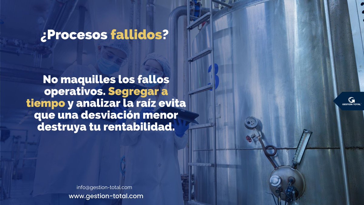 gestiontotal_co's tweet photo. Ocultar una no conformidad es más costoso que corregirla. Descubre cómo transformar errores en activos estratégicos para tu sistema de gestión: https://t.co/eknuZO2CNw 📈🚀 #GestiónDeCalidad #ISO9001 #Eficiencia https://t.co/TLkVKuHQM7