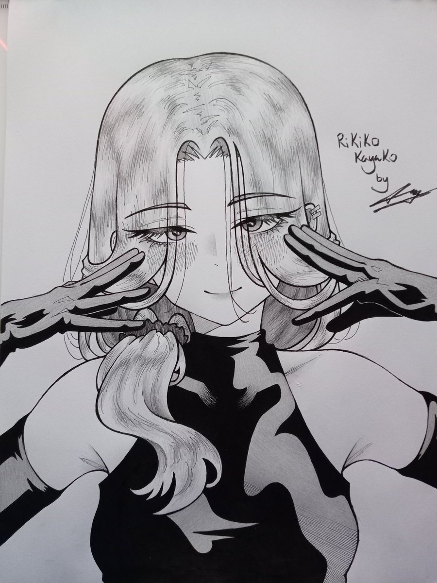 ArekkusuAce's tweet photo. Rikiko Kayako feelin pretty 💙

#art #artist #artwork #sketch #originalart #originalcharacter #artmoots #originalartwork https://t.co/nGM01SxVG3