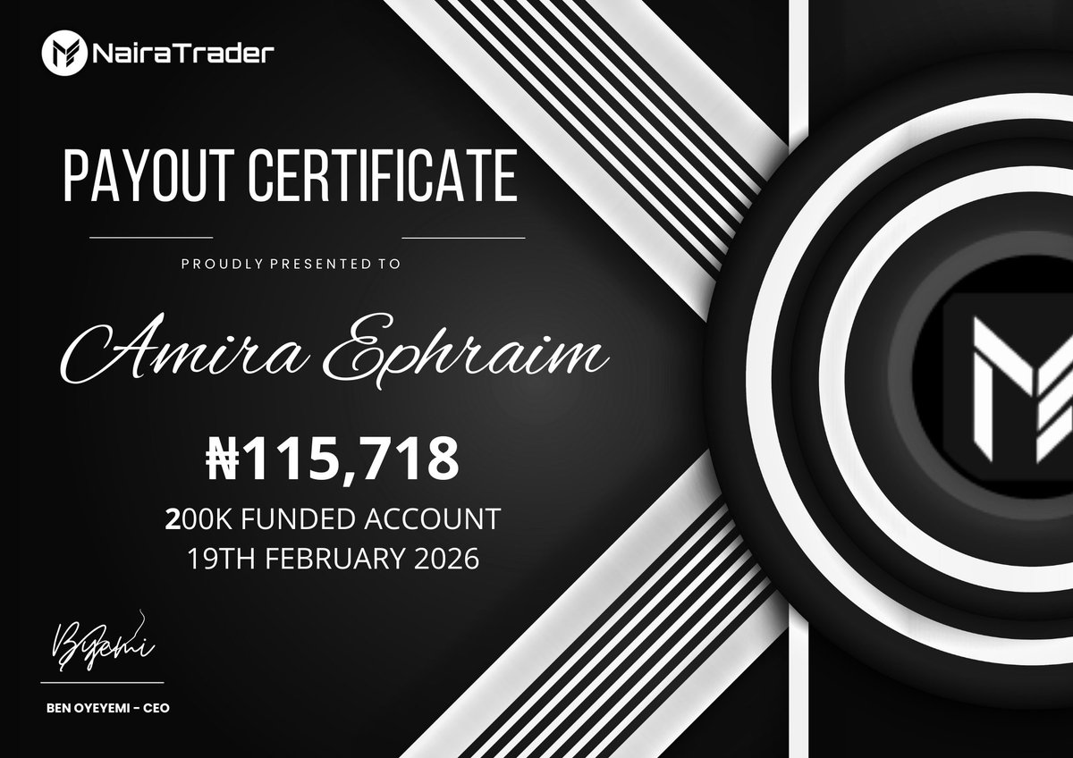 TradeWithDakol's tweet photo. You know that feeling when Forex starts becoming real.

From grinding through evaluation stages, doubting setups, and still showing up daily… to finally receiving a real payout from a prop which is @naira_trader for the third time.

More payout this year - I believe.

#forex https://t.co/aEu2J8XHVO