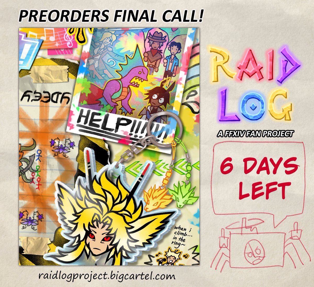 RaidLog Project (FFXIV Fan Zine) tweet media