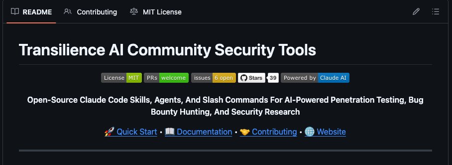 we are at 39 github star ⭐️

it is so overwhelming to see the people finding value in what we have built <a href="/transilienceai/">transilienceai</a>