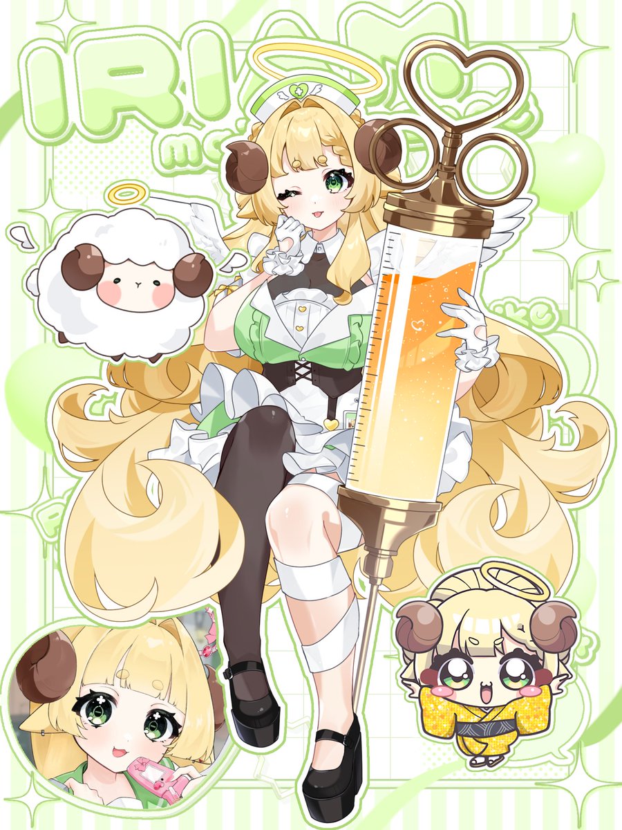 #IRIAMメンテ中のフォロー祭り

/／
    𝕂𝕒𝕨𝕒𝕚𝕚キービジュできました
\＼

ナイチンゲール×羊(ちょっぴり天使)
天針(あまはり)める

🐏2ヶ月前までB1→S帯キープChu
🐏周年駅ポスいるﾖ
🐏さぼぼんアクキーでるﾖ
🐏ぽよぽよLive2Dで他媒体も

💚💬♻️全巡回

𝕀ℝ𝕀𝔸𝕄 x.gd/CxY0u