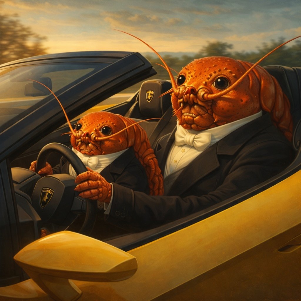 $Lobstar teaching his son $Blobstar how it feels like to be rich.