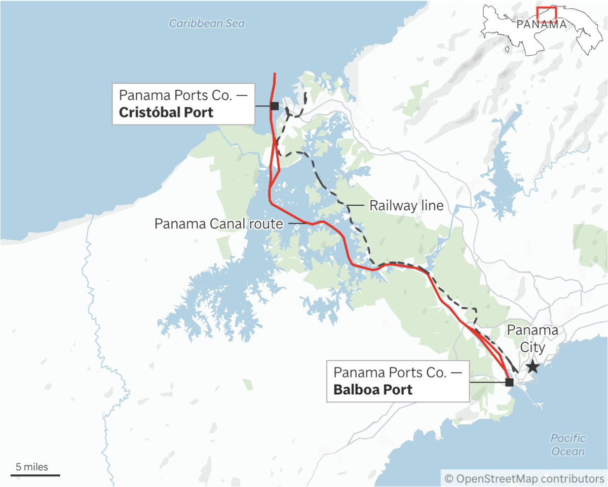 🚨Panama occupies CCP-tied ports

In the latest indicator that communists should get the hell out of the western hemisphere, Panama is taking control of CCP ports.

Time to dismantle the CCP's Belt-and-Road and end China's global aggression.

🇨🇳 vs.🌎🌍🌏
apnews.com/article/panama…
