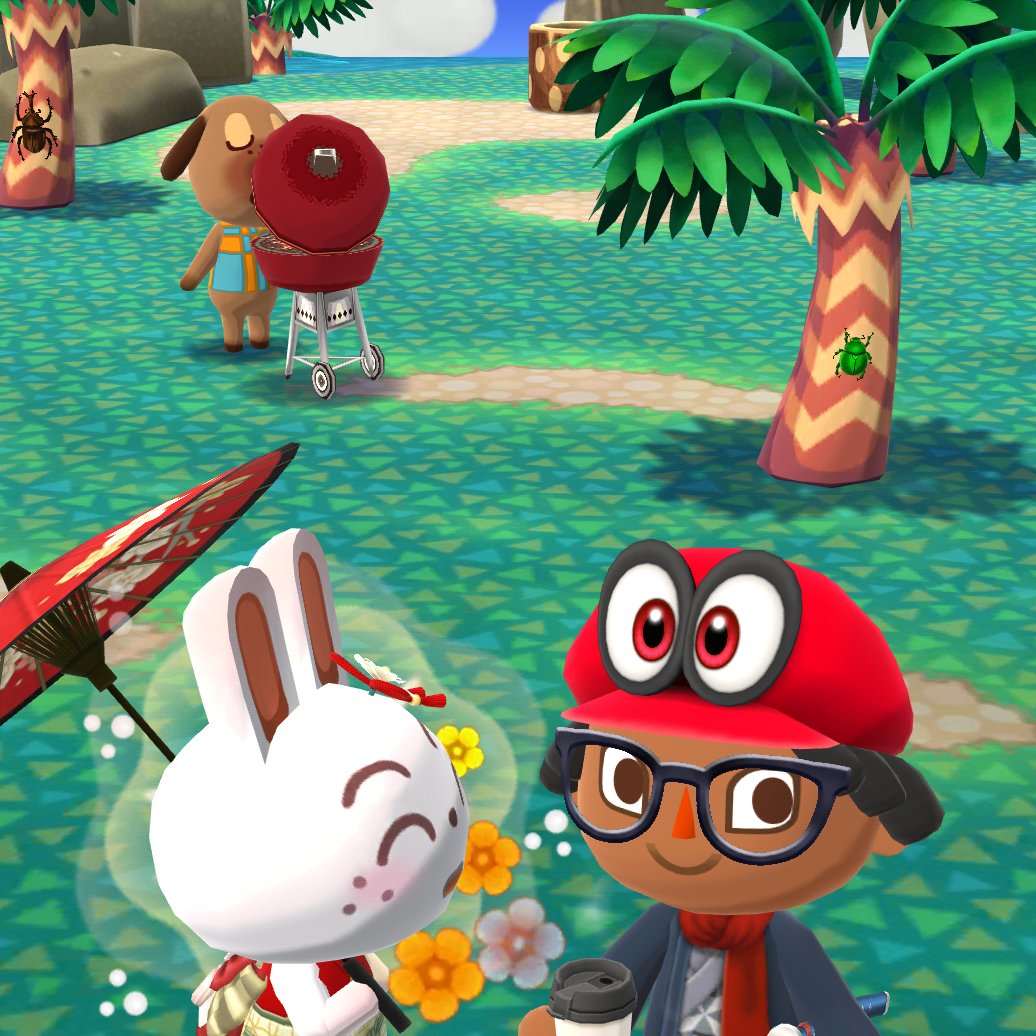 I took some random pictures in Pocket Camp because I'm BORED