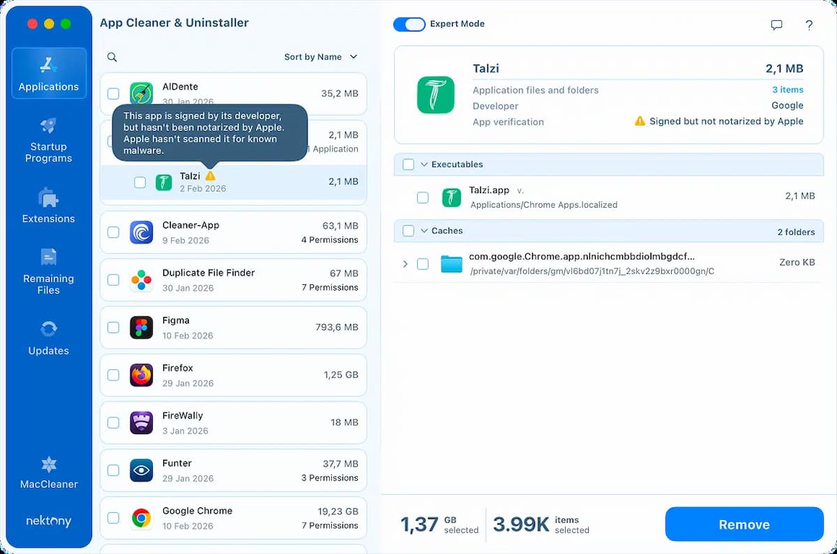 softapps's tweet image. ¿Tu #Mac sigue guardando “fantasmas” tras borrar #apps? 🧹🍏

Con App Cleaner &amp;amp; Uninstaller eliminas restos ocultos, desinstalas por lotes y recuperas espacio.

Además controlas arranque, extensiones y actualizaciones desde un solo sitio.

➡️softandapps.info/2026/02/23/lim…