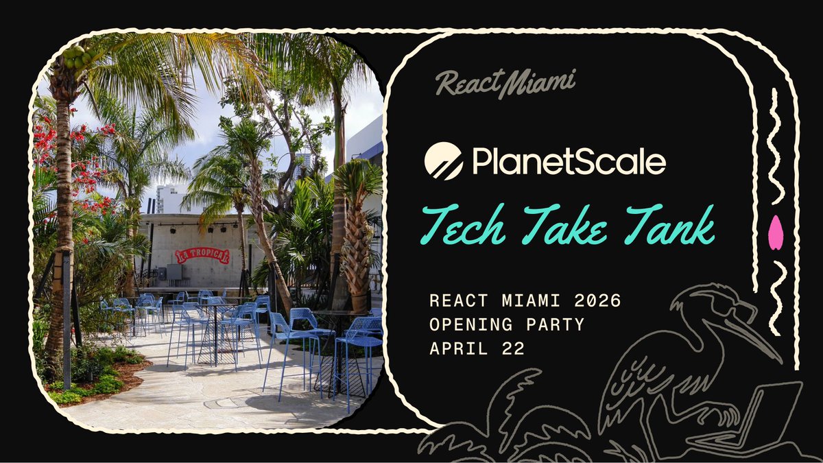 React Miami tweet media