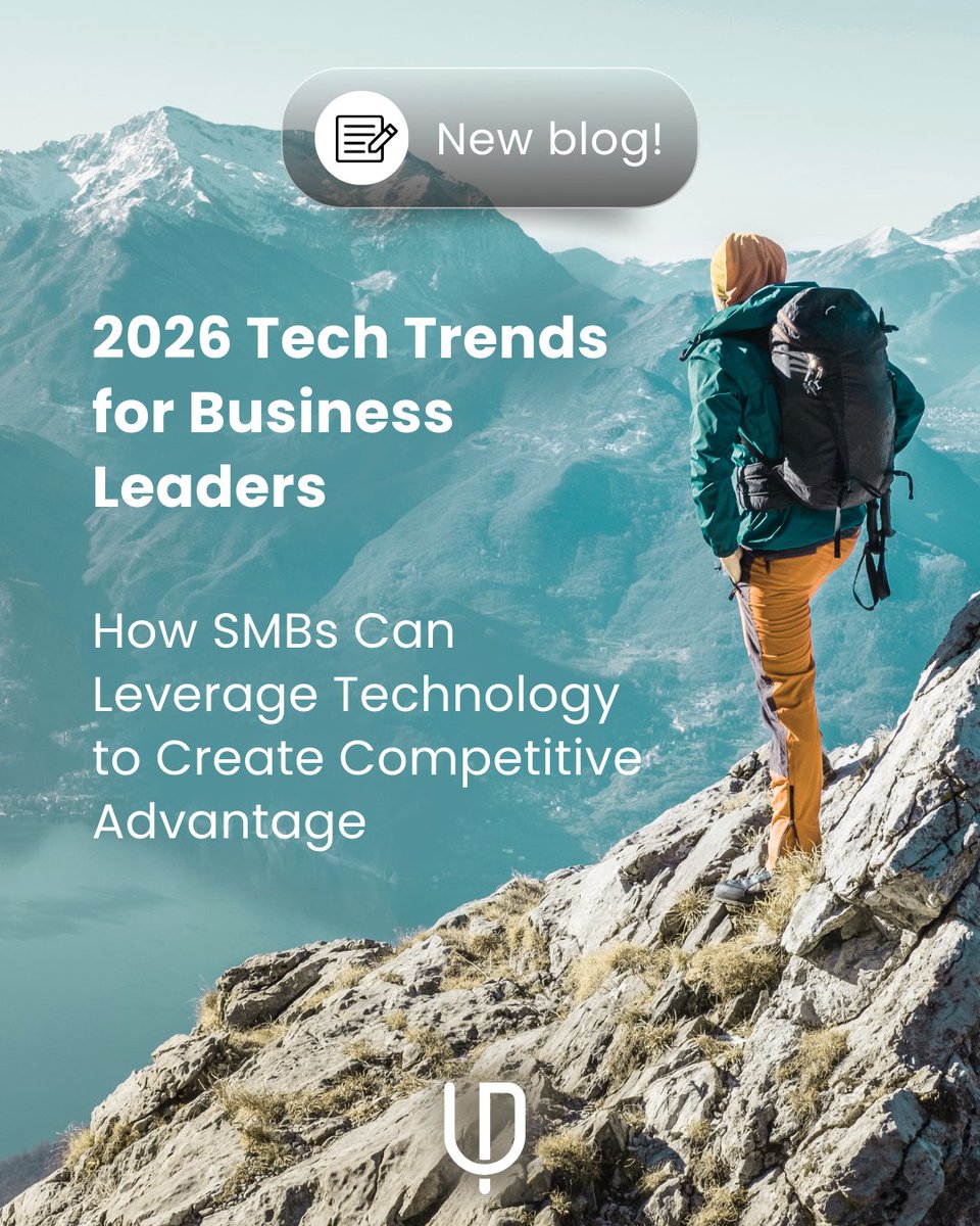 In her latest blog, Malinda Gagnon, <a href="/UprisePartners/">Uprise Partners</a>' CEO breaks down five technology trends that SMBs can leverage to compete successfully in 2026. Read the full article! 👉 hubs.ly/Q044fYfp0

#TechnologyStrategy #DigitalLeadership #SMBs #AI #Cybersecurity