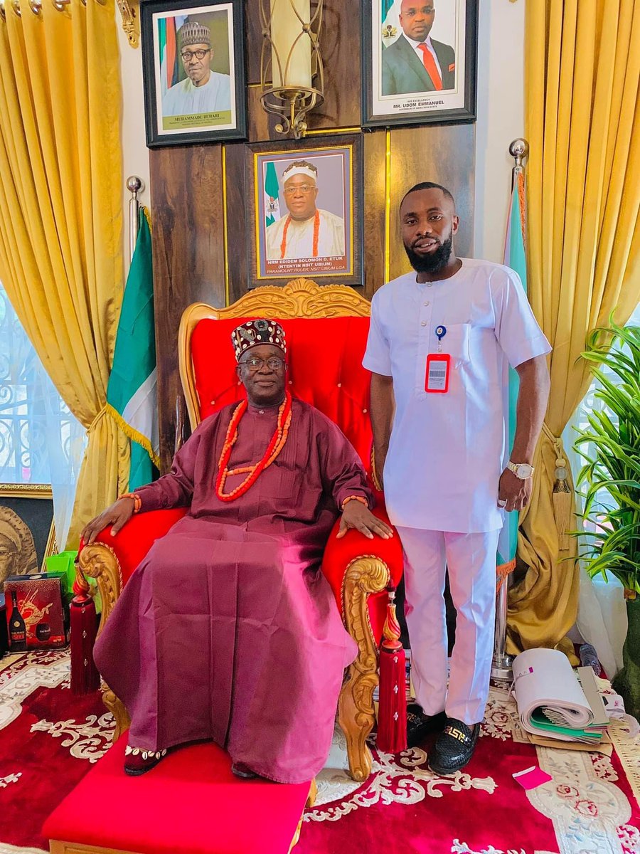 josephuk's tweet photo. Congratulations sir, His Eminence, Ntenyin (Dr.) Solomon D. Etuk, JP, CFR, Oku Ibom Ibibio as the Chancellor, Akwa Ibom State University. https://t.co/g0rz0dnSAb