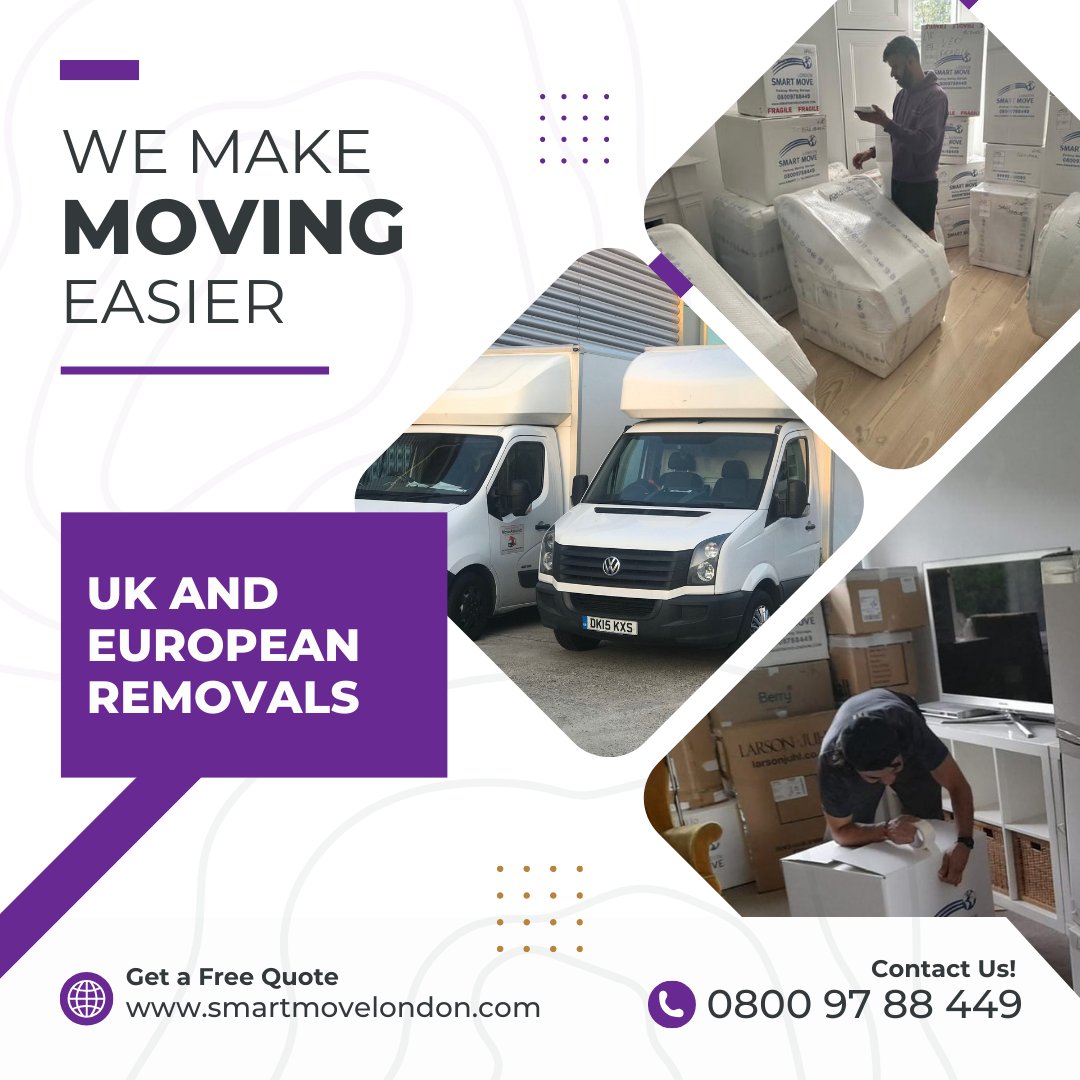 SmartMoveLondo3's tweet image. EUROPEAN REMOVALS
.
With our trusted European network and door-to-door service, your belongings are handled with care every step of the way—so you can focus on settling into your new home abroad. Get a Free Quote today on 0800 97 88 449.
.
#EuropeanRelocation #DoorToDoorMoving