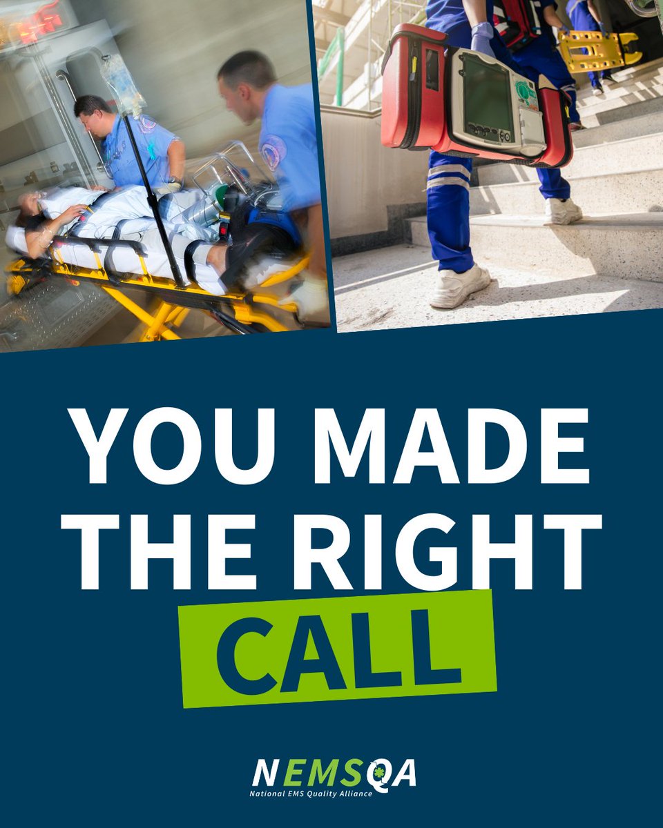National EMS Quality Alliance (NEMSQA) tweet media