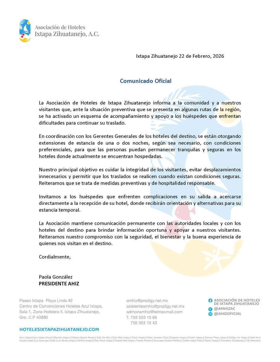 AMHIZ Hoteles Ixtapa Zihuatanejo tweet media