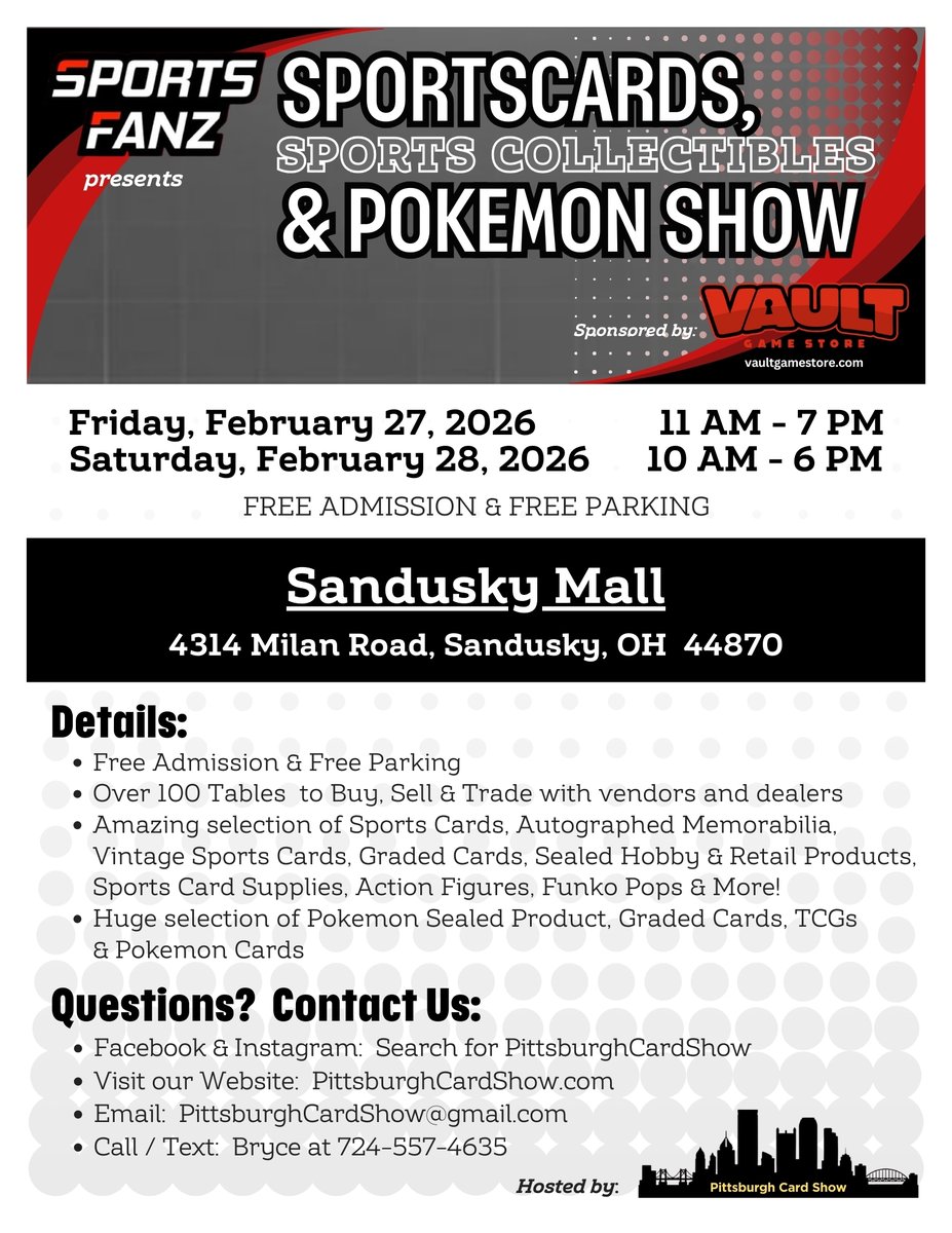 Pittsburgh Card Show tweet media