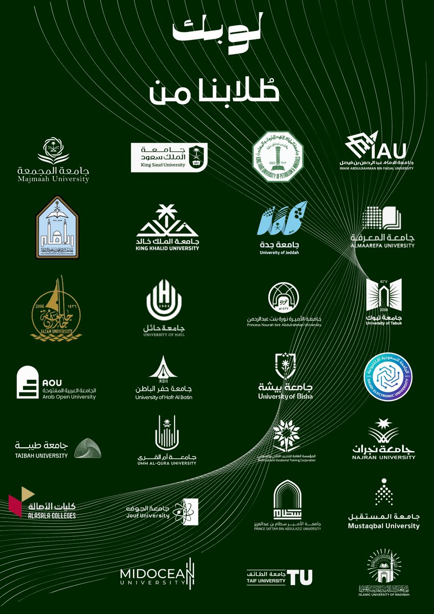 نعتز بانضمام نخبة استثنائية من طلبة الوطن في الدفعة الثالثة إلى منظومة لوبك💚، ممثلين لـ 27 جامعة 

خطوة جديدة نحو صناعة أثر أوسع، وبناء طاقات واعدة تصنع الفارق وتترك بصمة مستدامة

هذه ليست بداية دفعة… بل انطلاقة مرحلة أقوى وطموح لا يعرف السقف.

أهلًا بصنّاع المستقبل 👏🏻🔥