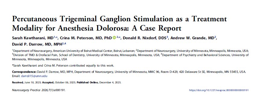 David Darrow, MD tweet media