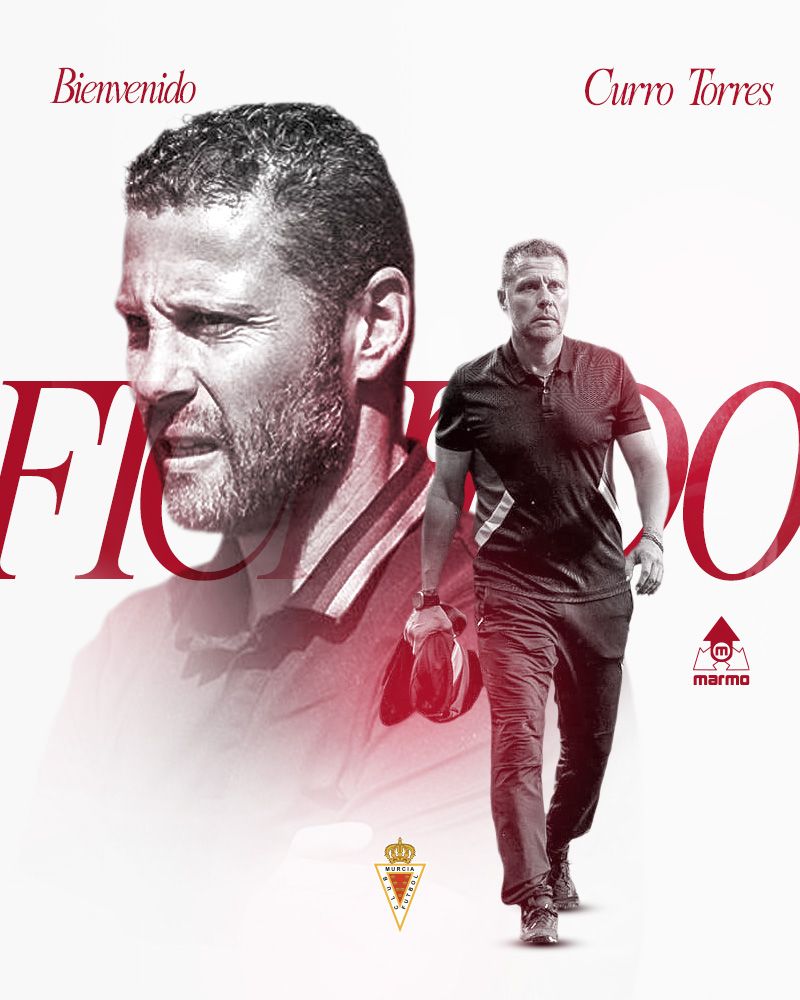 𝐅𝐈𝐂𝐇𝐀𝐃𝐎 | 🫡 Curro Torres, nuevo entrenador del Real Murcia C.F.

🔗 realmurcia.es/curro-torres-n…

👋 ¡Bienvenido a tu nueva casa!