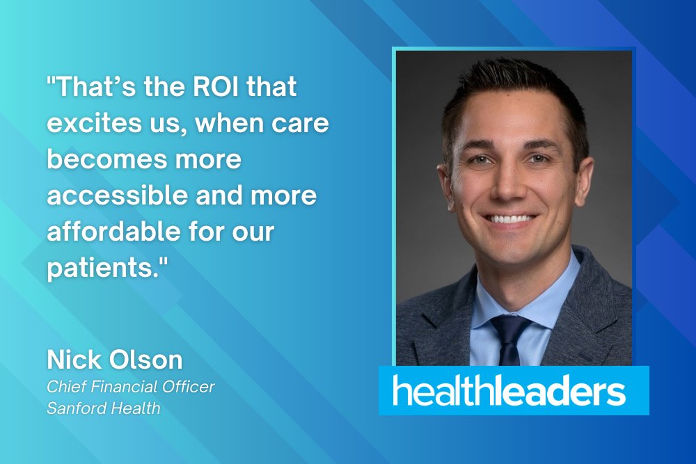 HealthLeaders's tweet image. For #CFOs, whether they’re leading a rural system or not, the #RuralHealthTransformationProgram will influence financial strategy. Nick Olson, #CFO of @SanfordHealth, described the RHTP as a significant step in making #RuralHealth more accessible: healthleadersmedia.com/cfo/assessing-…