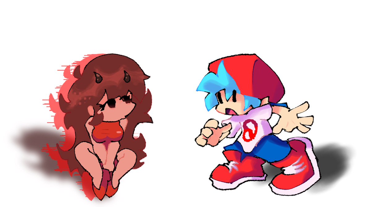 my own take on mobian bf and gf plus a collab me and my gf did #fridaynightfunkin #fnf