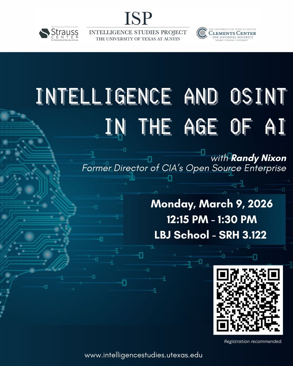 Intelligence Studies Project tweet media