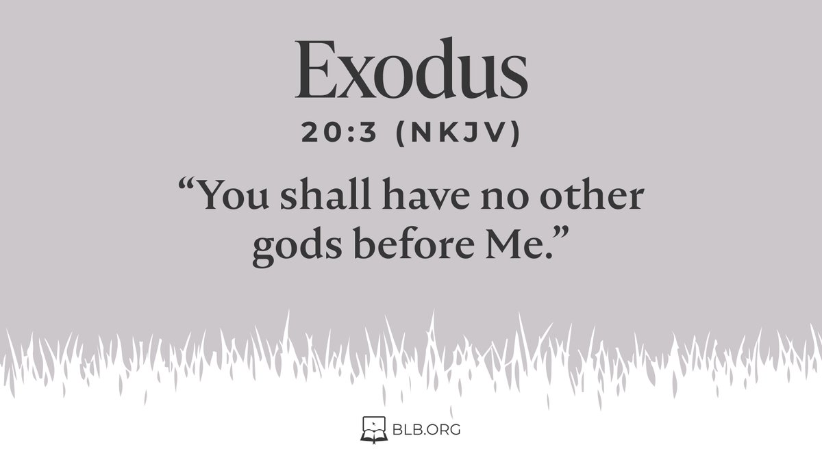 BlueLetterBible's tweet image. "Either you serve God or another. Either you are a worshiper or an idolater. Either God is everything to you or nothing to you." @hbcharlesjr in his commentary "No Competition (Exodus 20:1-3)" blb.sc/00NrLo #Exodus #NKJV #God #BlueLetterBible #BLB