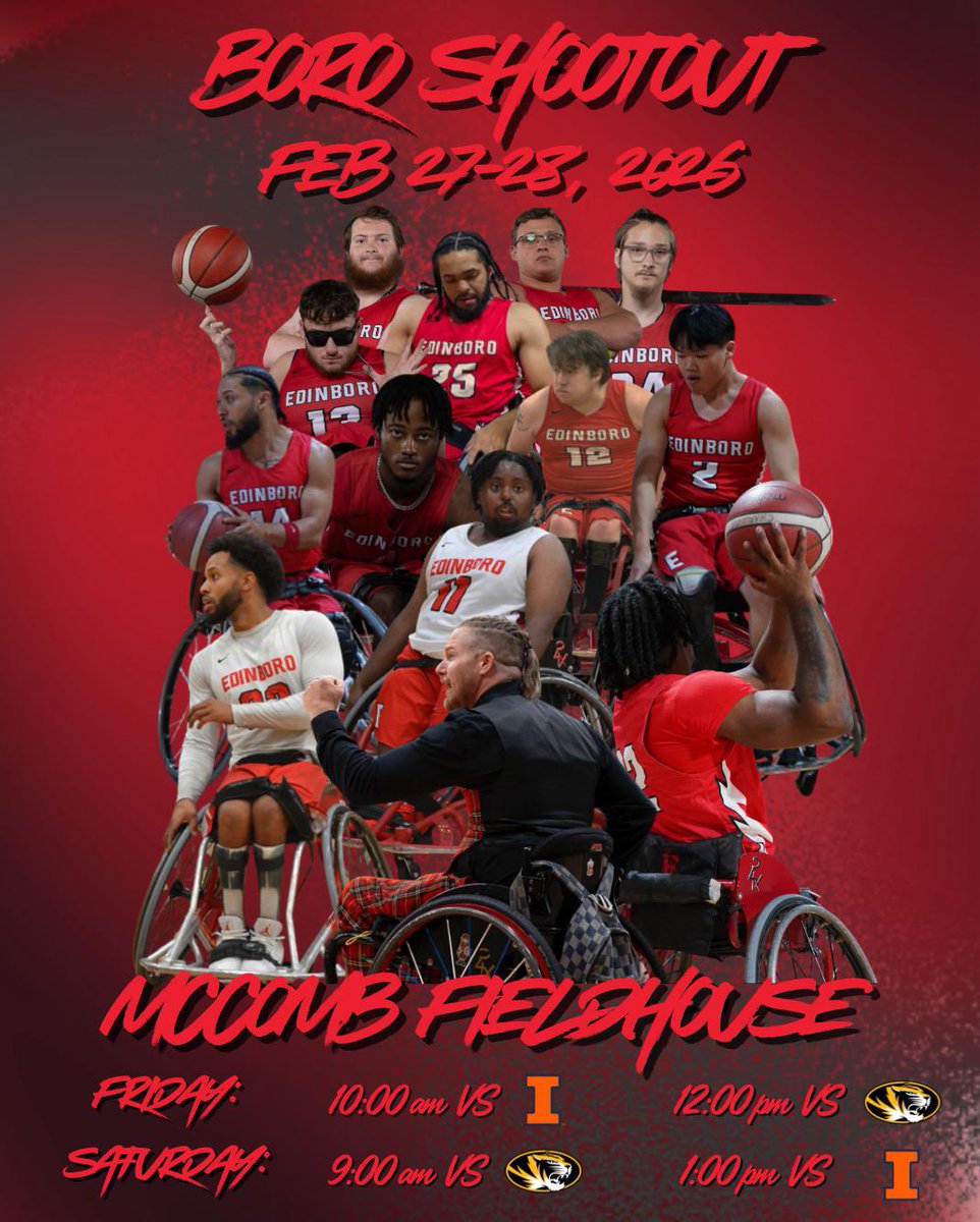 Edinboro Wheelchair Basketball tweet media