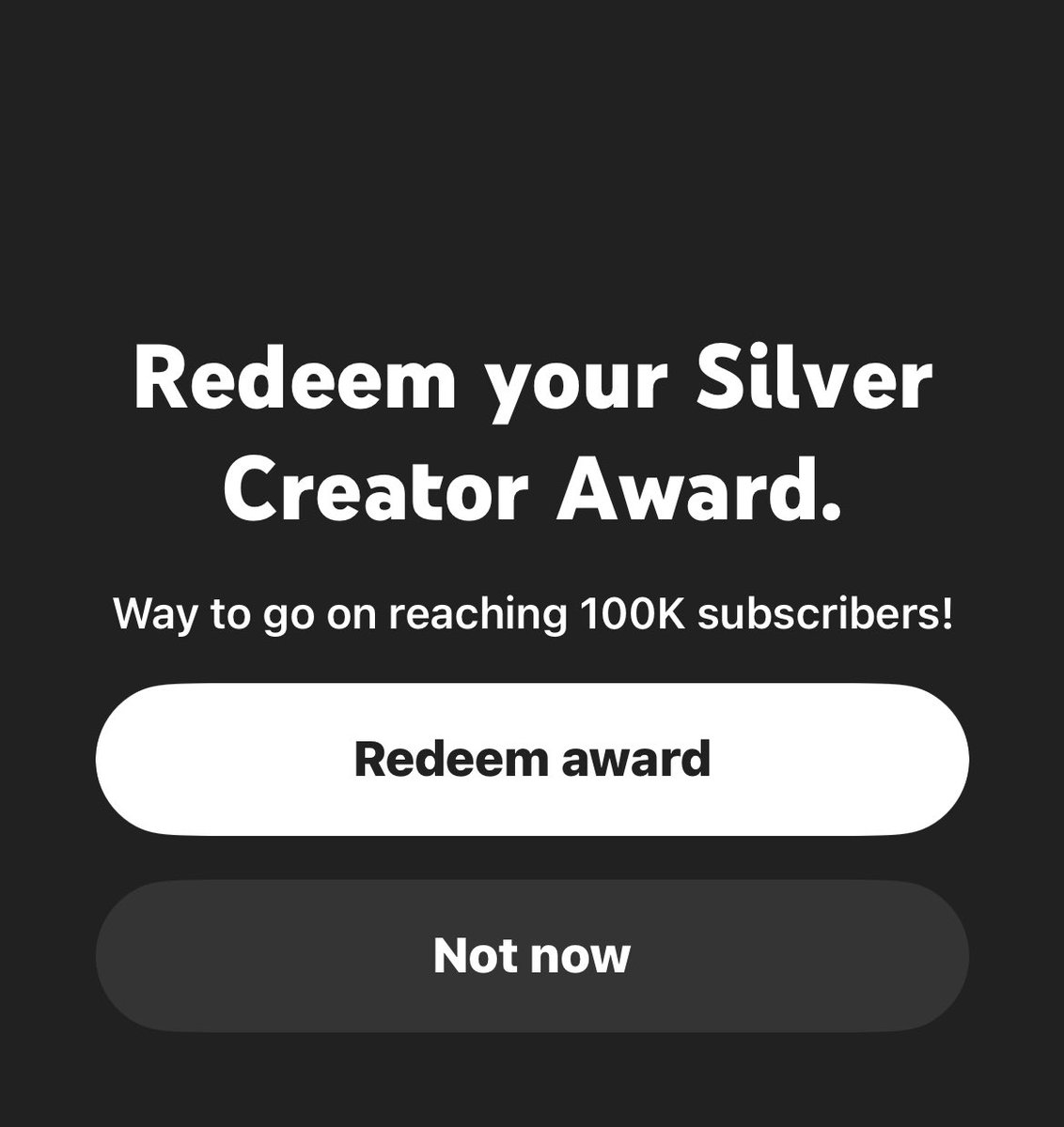 Big shoutout to my boss, bro and mentor. <a href="/mayowaofyt/">Mayowa</a> 
Your YouTube lessons helped shape how I moved, how I thought, and how I stayed consistent when things got tough.
Just claimed my Silver Play Button 🥈
Crazy journey, but we here now. More to come for sure. 

Thanks Bro 😎 🎉