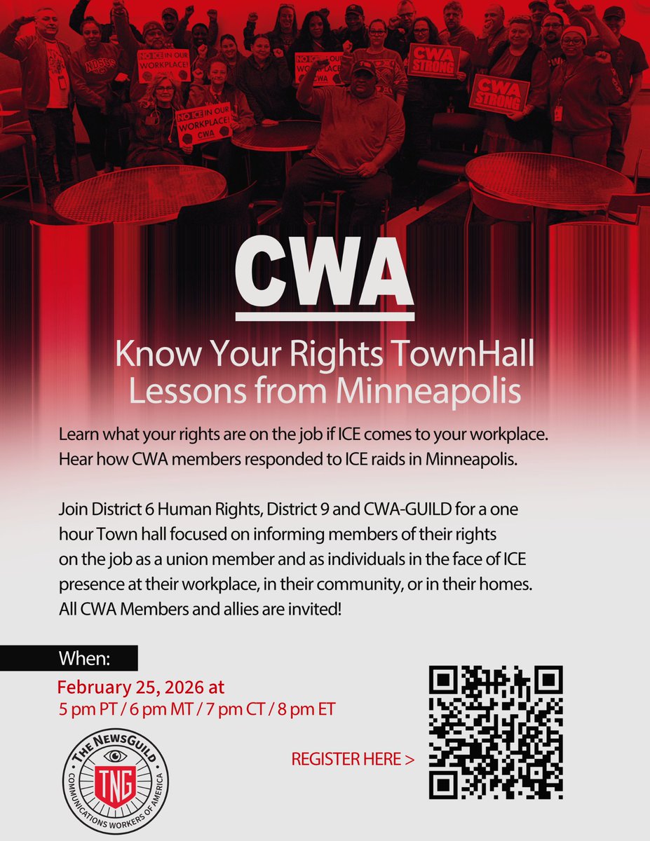 The NewsGuild-CWA tweet media