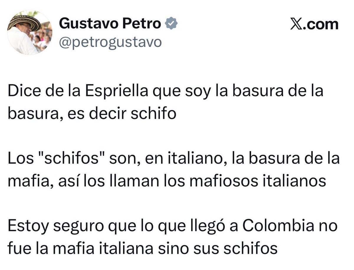 De La Espriella Presidente tweet media