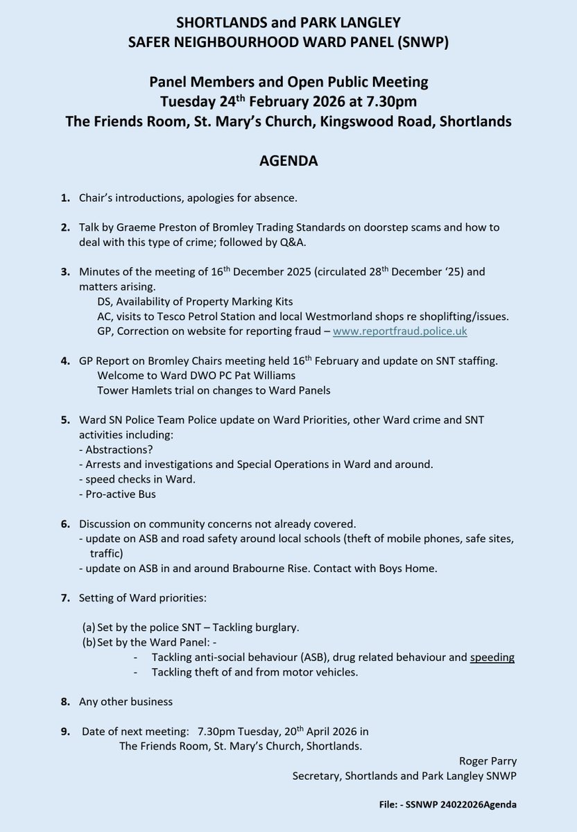 Ravensbourne Valley Residents tweet media