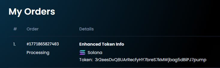 Dex update has now been PAID for $Blobstar!